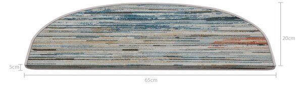 Nášlapy na schody v sadě 16 ks 20x65 cm Plain Sky – Vitaus