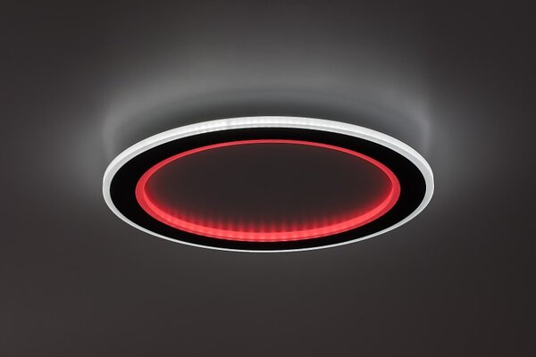 RABALUX 71406 Golwen stropní svítidlo D450mm LED 22W/1550lm 3000-6500K černá, bílá, stmívatelné, dálkový ovladač