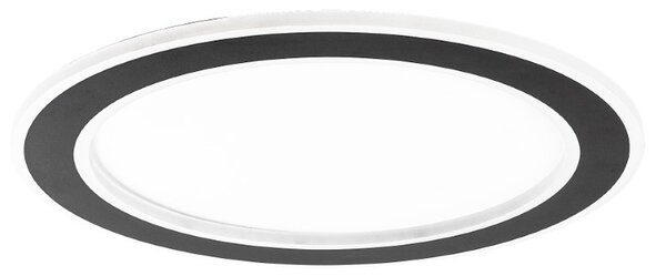 RABALUX 71406 Golwen stropní svítidlo D450mm LED 22W/1550lm 3000-6500K černá, bílá, stmívatelné, dálkový ovladač