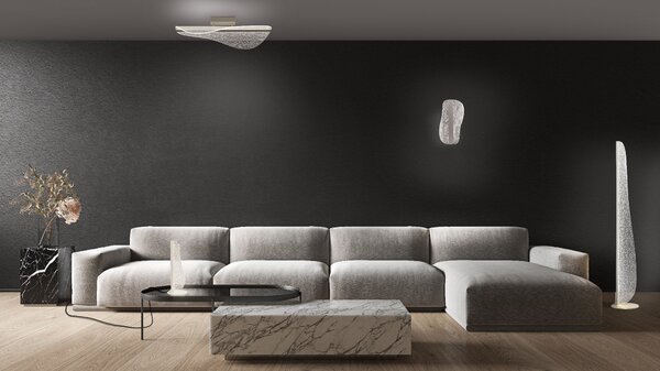 Mantra 7767 Bianca, moderní bílé nástěnné svítidlo LED 15W 3000K, výška 45cm