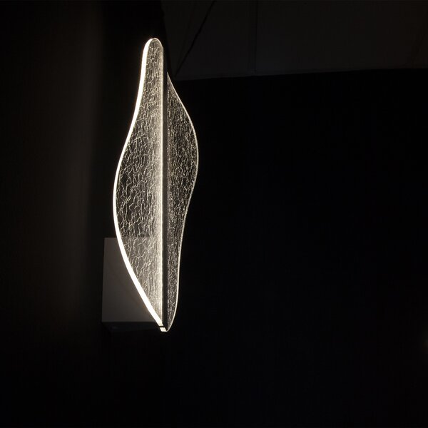 Mantra 7767 Bianca, moderní bílé nástěnné svítidlo LED 15W 3000K, výška 45cm