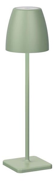 Nova Luce Venkovní stolní lampa COL, LED 2W 3000K IP54 62st. 5V DC vypínač na těle USB kabel stmívatelné Barva: Zelená