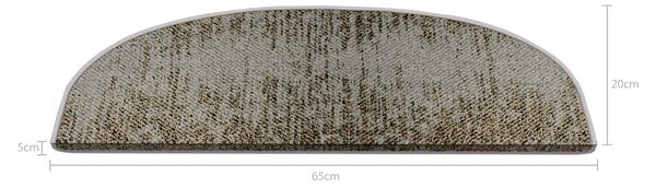 Nášlapy na schody v sadě 16 ks 20x65 cm Horizon – Vitaus