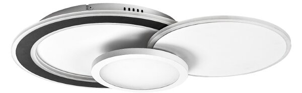 RABALUX 71402 Stavros stropní svítidlo LED 40W/2660lm 3000-6500K černá, bílá, stmívatelné, dálkový ovladač