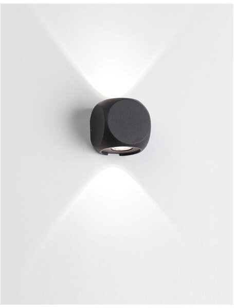 Nova Luce Venkovní nástěnné svítidlo ZARI, LED 2x2W 3000K 2x38st. IP54 světlo ve dvou směrech Barva: Bílá