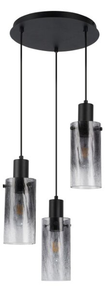 RABALUX 72038 Fumea závěsné svítidlo D340mm 3xE27 černá, kouřová