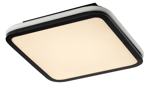RABALUX 71399 Serkan stropní svítidlo LED 43W/2600lm 3000-6500K černá, bílá, stmívatelné, dálkový ovladač