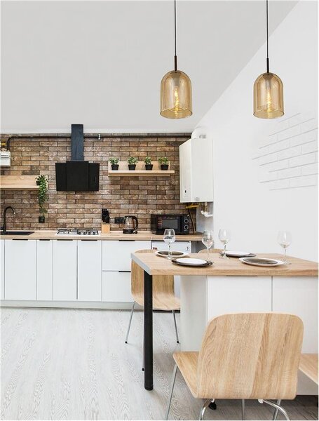 Nova Luce Závěsné svítidlo VELOR dvouvrstvé šampaň sklo E27 1x12W