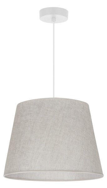 Závěsné svítidlo Len1, 1x světle béžové textilní stínítko, (fi 38 cm), w