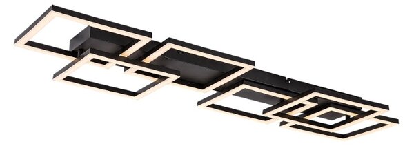 RABALUX 71390 Fatma stropní svítidlo LED 40W/3500lm 3000-6500K černá, bílá, stmívatelné, dálkový ovladač
