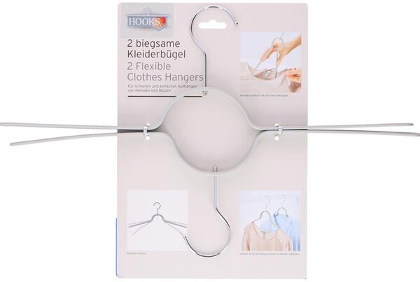 Nerezové ramínko FLEXI 2ks