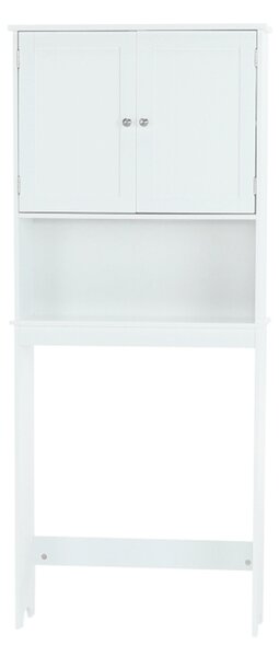 KONDELA Skříňka nad WC, bílá, ATENE TYP 5