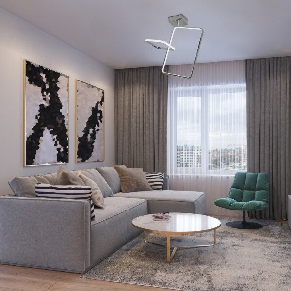 RABALUX 71367 Malwen stropní svítidlo LED 36W/2100lm 4000K chromová, bílá