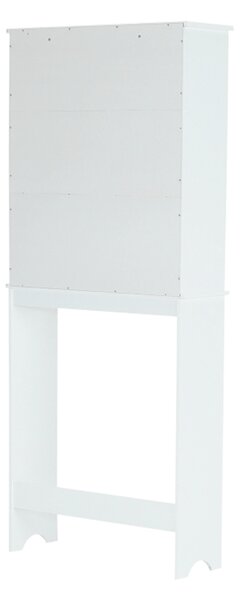 KONDELA Skříňka nad WC, bílá, ATENE TYP 5