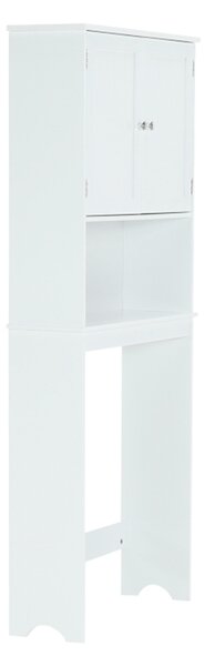 KONDELA Skříňka nad WC, bílá, ATENE TYP 5