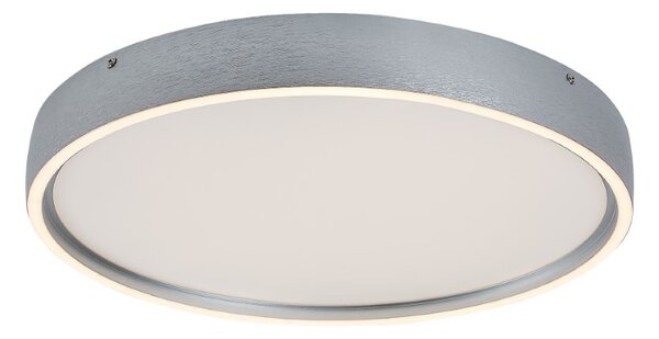 RABALUX 71289 Dewson stropní svítidlo D450mm LED 37W/2480lm 3000K kartáčovaný hliník, bílá
