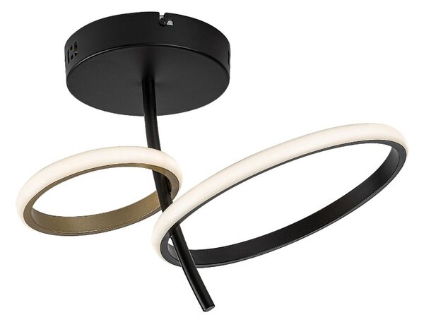 RABALUX 71296 Emilion stropní svítidlo LED 24W/1450lm 4000K černá, zlatá, bílá