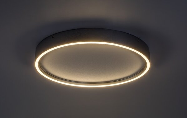 RABALUX 71289 Dewson stropní svítidlo D450mm LED 37W/2480lm 3000K kartáčovaný hliník, bílá
