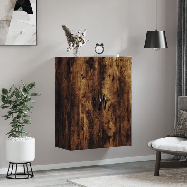 Nástěnná skříňka kouřový dub 69,5 x 34 x 90 cm kompozitní dřevo