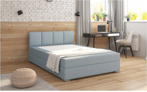 KONDELA Boxspringová postel 120x200, mentolová, RIANA KOMFORT