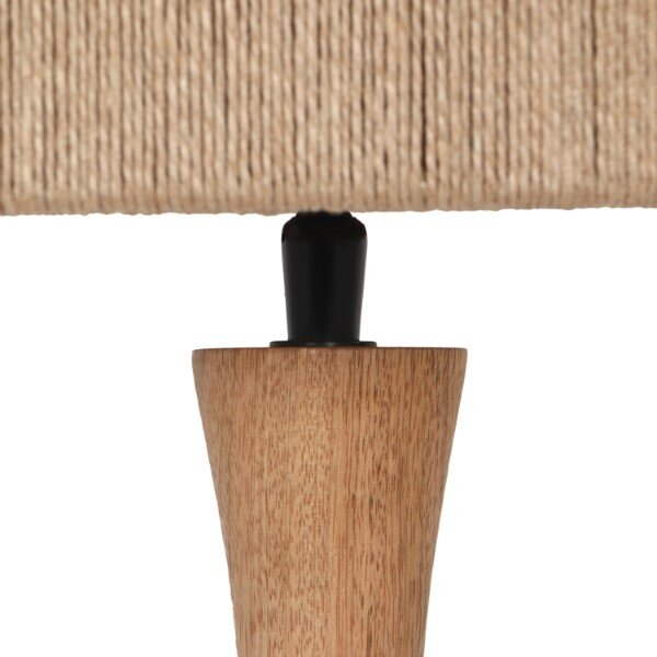 TRIO 567200130 TOBA stolní lampa V540mm 1xE27 dřevo, béžová