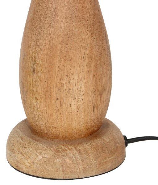 TRIO 567200130 TOBA stolní lampa V540mm 1xE27 dřevo, béžová