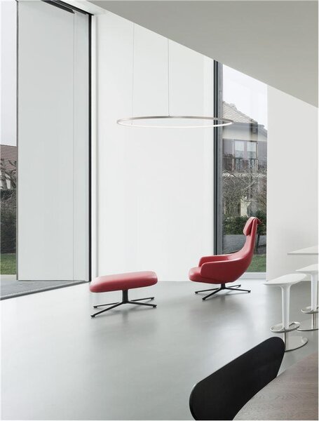 Nova Luce Závěsné LED svítidlo TARQUIN, 58W 3000K stmívatelné Barva: Černá