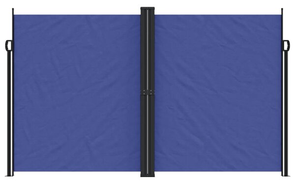 Zatahovací boční markýza modrá 200 x 600 cm