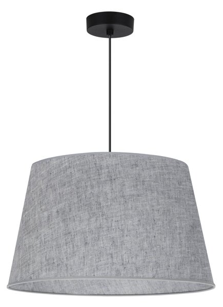 Závěsné svítidlo Jen, 1x šedé textilní stínítko, (fi 44 cm), b