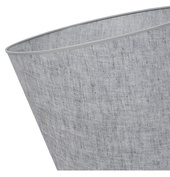Závěsné svítidlo Len1, 1x šedé textilní stínítko, (fi 44 cm), w