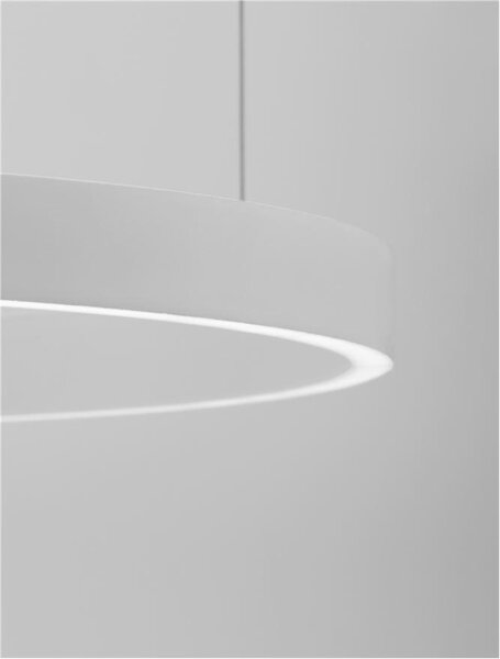 Nova Luce Závěsné LED svítidlo ELOWEN, 80W 3000K stmívatelné Barva: Černá
