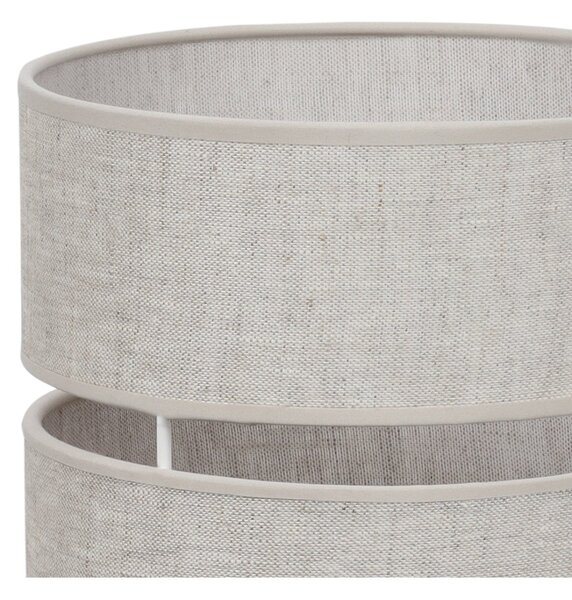 Závěsné svítidlo Jen, 1x světle béžové textilní stínítko, (fi 20 cm), w