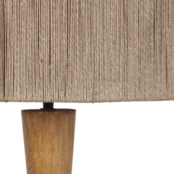 TRIO 467200130 TOBA stojací lampa V1350mm 1xE27 dřevo, béžová