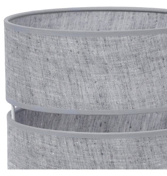 Závěsné svítidlo Jen, 1x šedé textilní stínítko, (fi 20 cm), b