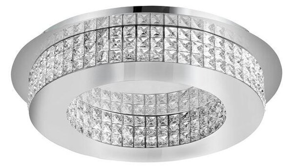 Nova Luce Stropní svítidlo ZEFFARI, K9 křišťál LED 40W 4000K Barva: Chrom