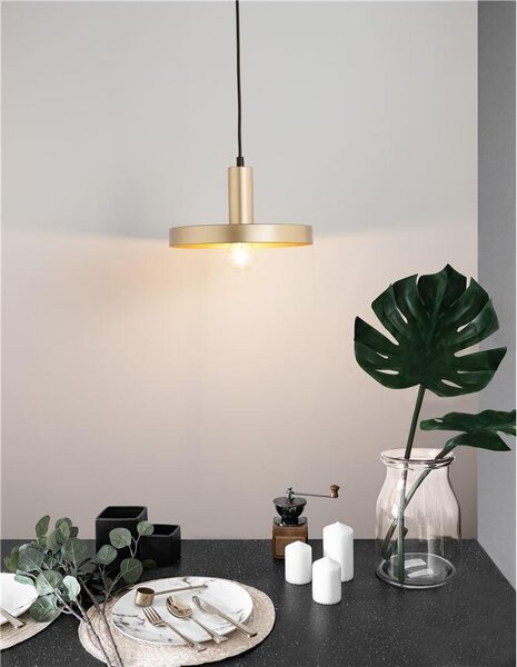 Nova Luce Závěsné svítidlo GARNI, E27 1x12W Barva: Černá