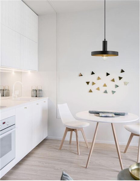 Nova Luce Závěsné svítidlo GARNI, E27 1x12W Barva: Černá
