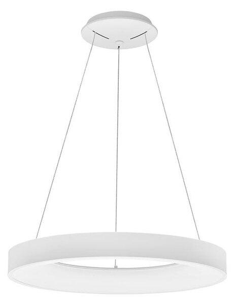 Nova Luce Závěsné LED svítidlo RANDO SMART, 50W 3000K - 4000K Tuya stmívatelné Barva: Bílá