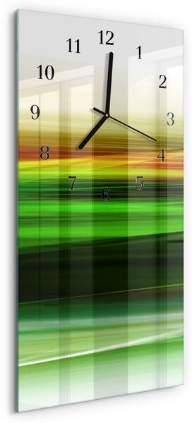 Skleněné hodiny vertikální Abstrakce zsppc-30x60-00175668