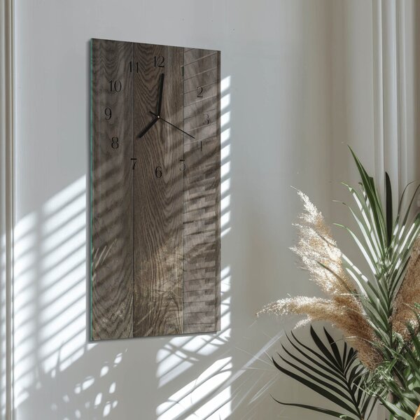 Skleněné hodiny vertikální Talíř zsppc-30x60-00180620