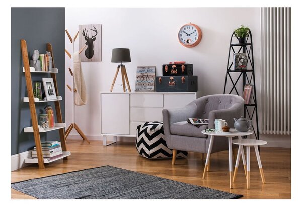 Kulaté odkládací stolky v sadě 2 ks Viborg – Premier Housewares