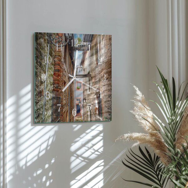 Skleněné hodiny Avenue zskb-30x30-00086288