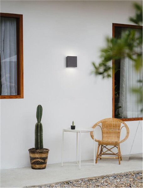 Nova Luce Venkovní nástěnné svítidlo PARRIS, LED 10.4W 3000K 266st. IP65