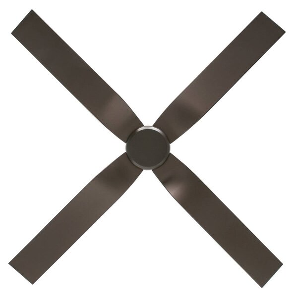 CasaFan Stropní ventilátor Eco Ventos, bronz, kov, IP44, DC, WiFi, Hnědá / rez, kov, Moderní