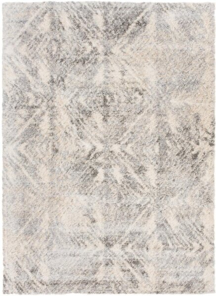 Kusový koberec shaggy Sevgi krémově šedý 80x150cm