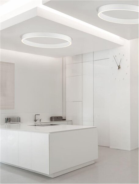 Nova Luce Stropní LED svítidlo STING, 60W 3000K Eaglerise, stmívatelné Barva: Černá