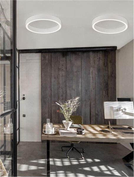 Nova Luce Stropní LED svítidlo STING, 40W 3000K Eaglerise, stmívatelné Barva: Černá