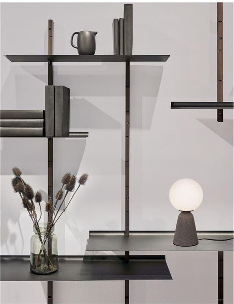 Nova Luce Stolní lampa ZERO, G9 1x5W Barva: Šedá
