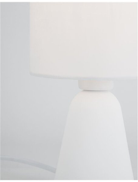 Nova Luce Stolní lampa ZERO, E14 1x5W Barva: Bílá
