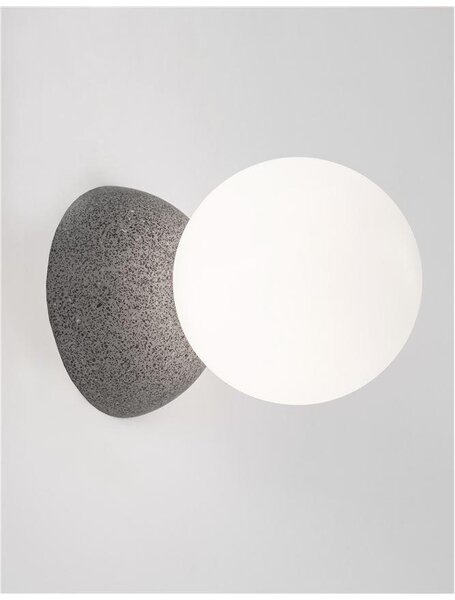 Nova Luce Nástěnné svítidlo ZERO, G9 1x5W Barva: Šedá